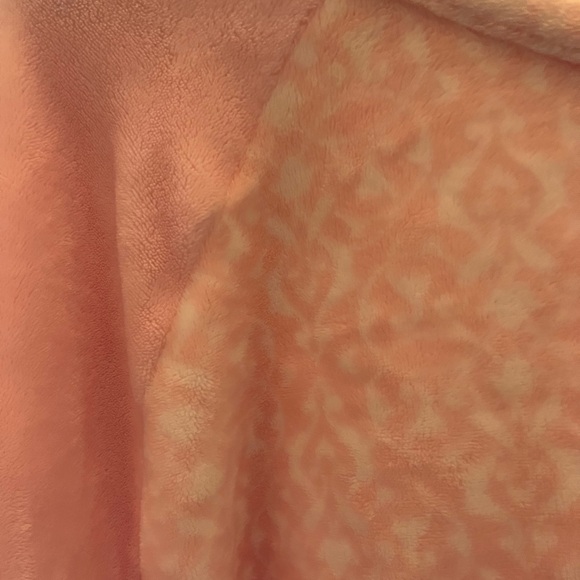 Croft & Borrow Long Front Zip Pink Women’s Robe Size 3X - Picture 2 of 7